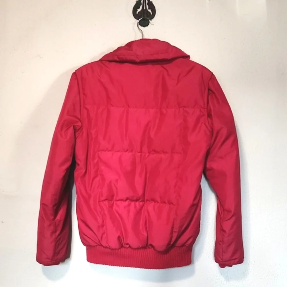 Serac Vintage Down Filled Puffer Ski Jacket Red Size 38 - Picture 4 of 12